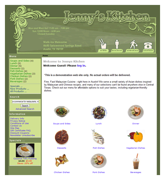 Online Ordering Demo